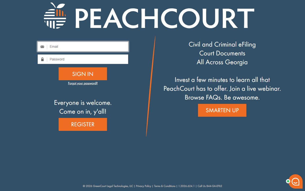 Oconee County court dockets PeachCourt e-filing source