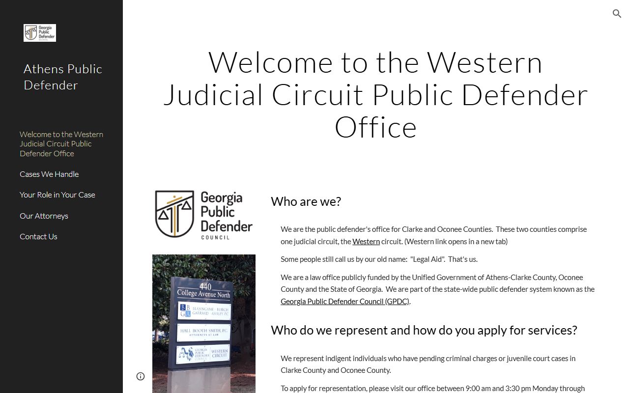 Oconee County Superior Court records Western Judicial Circuit Public Defender source